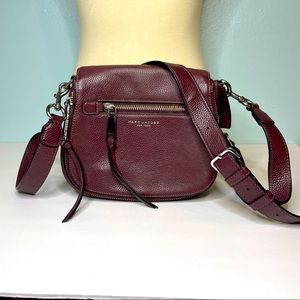 Marc Jacobs Recruit Nomad Small Leather Saddle Bag Crossbody